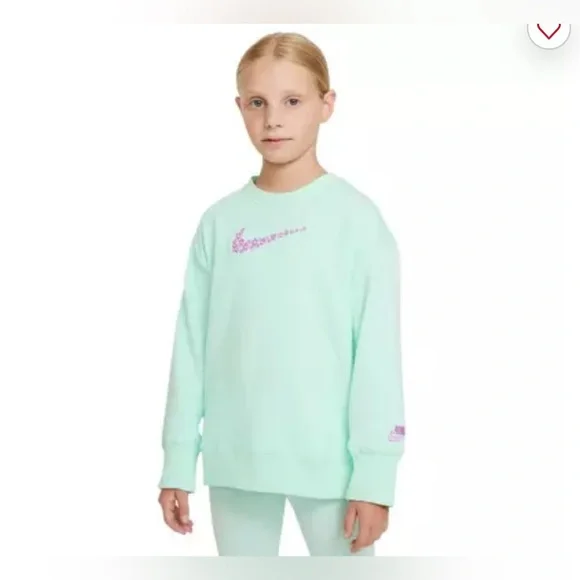 NIKE French Terry Girls Sweatshirt - Picture 2 of 6